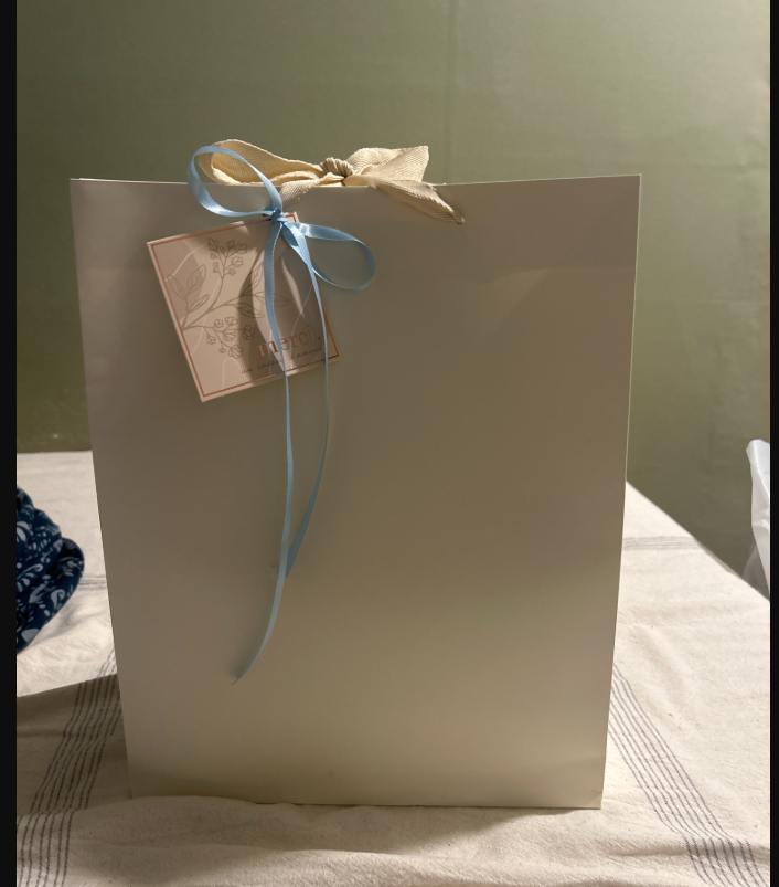 Gift bag prepared for same-day delivery